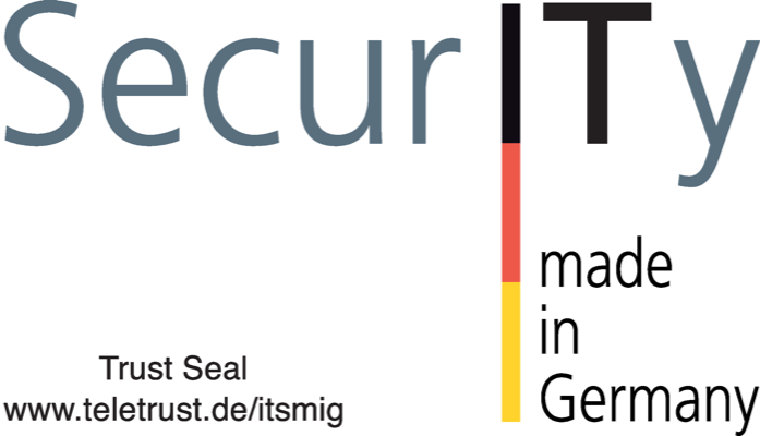 IT Security Made in Germany · TeleTrusT seal